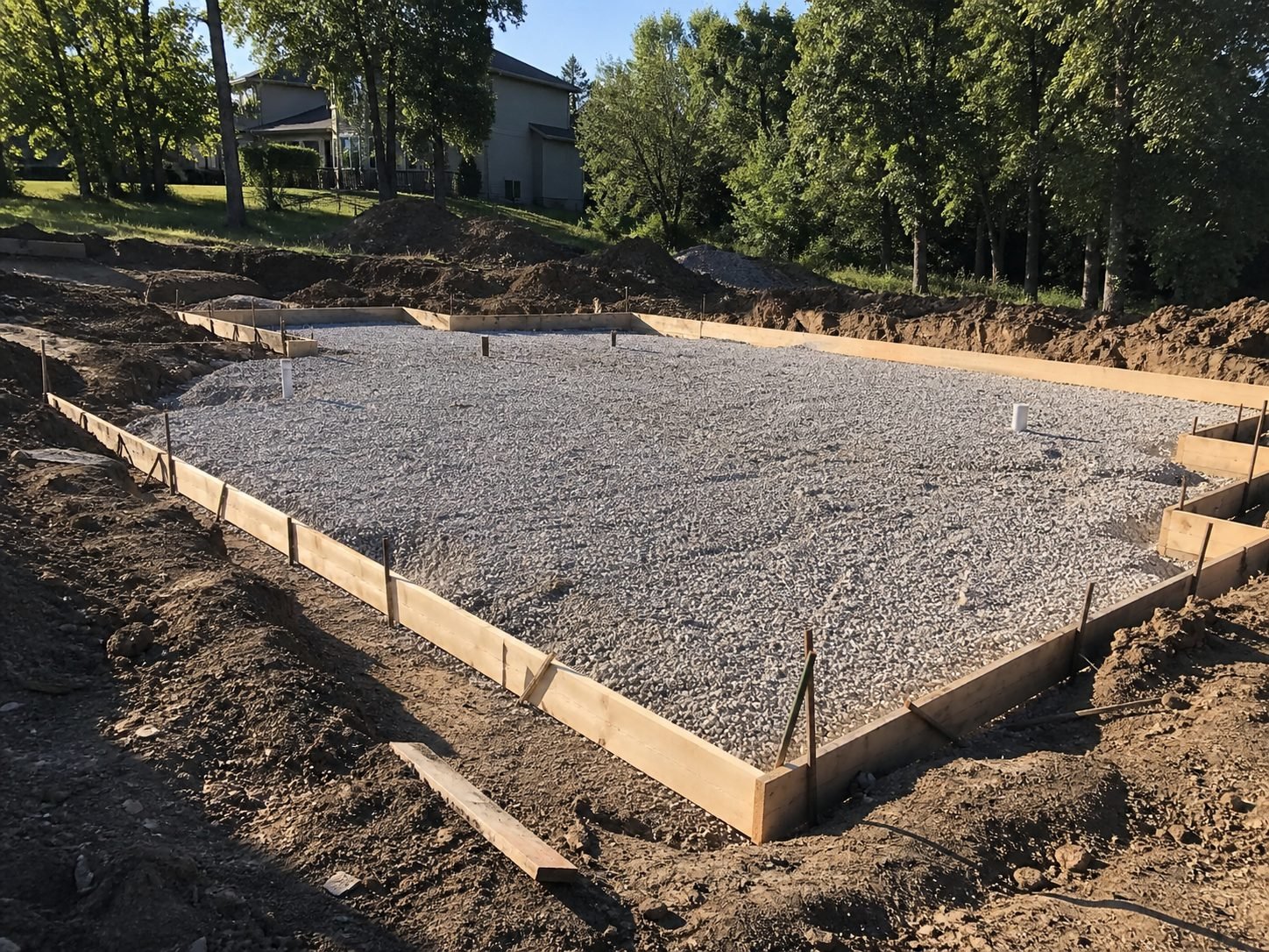 Concrete driveway demolition and replacement in progress, Raytown MO area